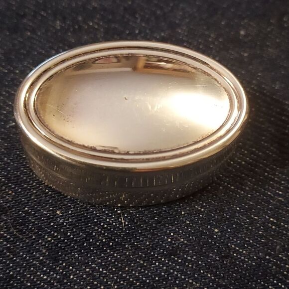 Orli Silver Plate Trinket Box Made in Italy - Picture 1 of 6